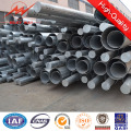 Multi Side 15kn Galvanized Steel Tubular Pole with Cross Arm